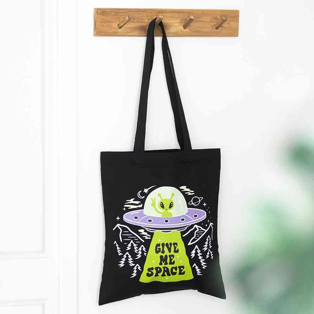 Something Different - Give Me Space Alien UFO Tote bag - Multicolours